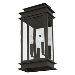 Hot Sale 🥰 Livex Lighting 19 - 24 In. Livex Princeton 2018-07 Outdoor Wall Lantern 💯 -Trans Globe Shop inuseLXL384