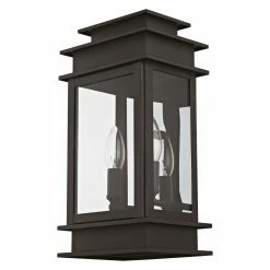 Discount ⭐ Livex Lighting 13 - 18 In. Livex Princeton 2014 Outdoor Wall Lantern Bronze 14H In. ⌛ 9 Discount ⭐ Livex Lighting 13 - 18 In. Livex Princeton 2014 Outdoor Wall Lantern Bronze 14H In. ⌛ -Trans Globe Shop inuseLXL486