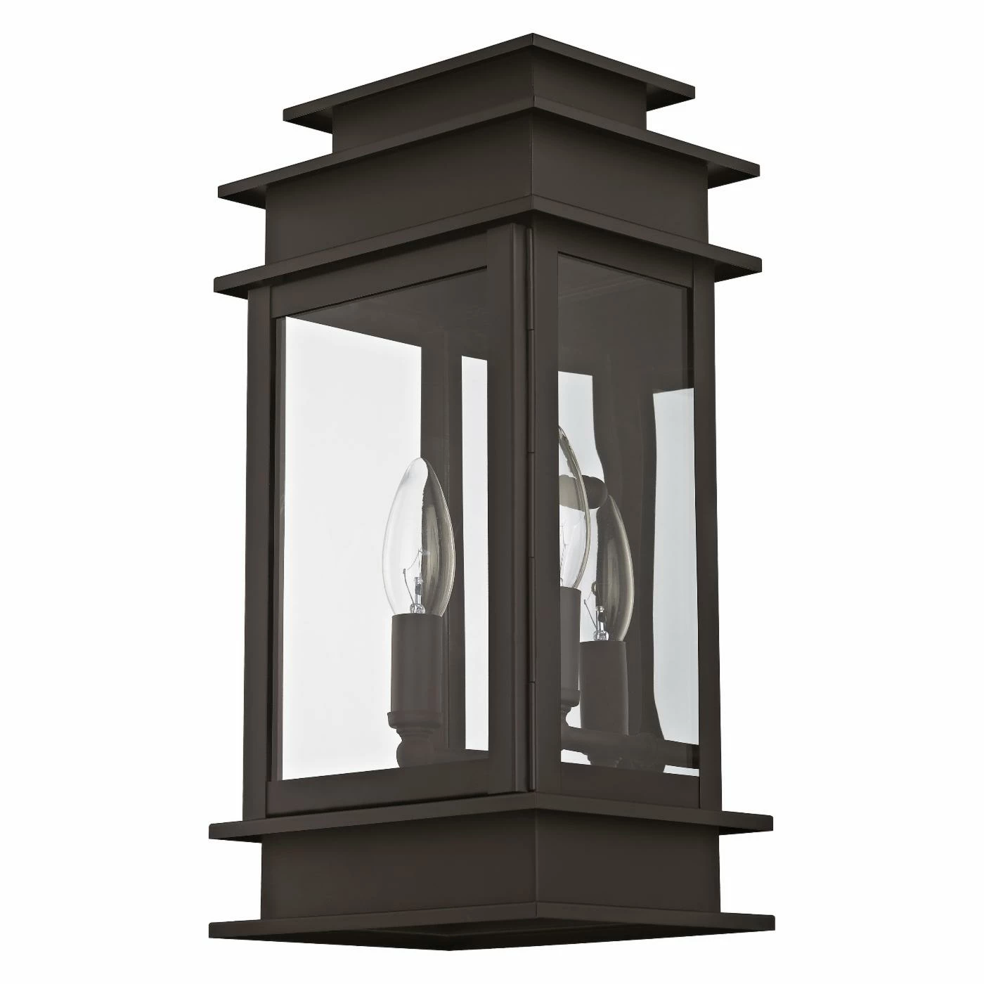 Discount ⭐ Livex Lighting 13 - 18 In. Livex Princeton 2014 Outdoor Wall Lantern Bronze 14H In. ⌛ 4 Discount ⭐ Livex Lighting 13 - 18 In. Livex Princeton 2014 Outdoor Wall Lantern Bronze 14H In. ⌛ - Image 2