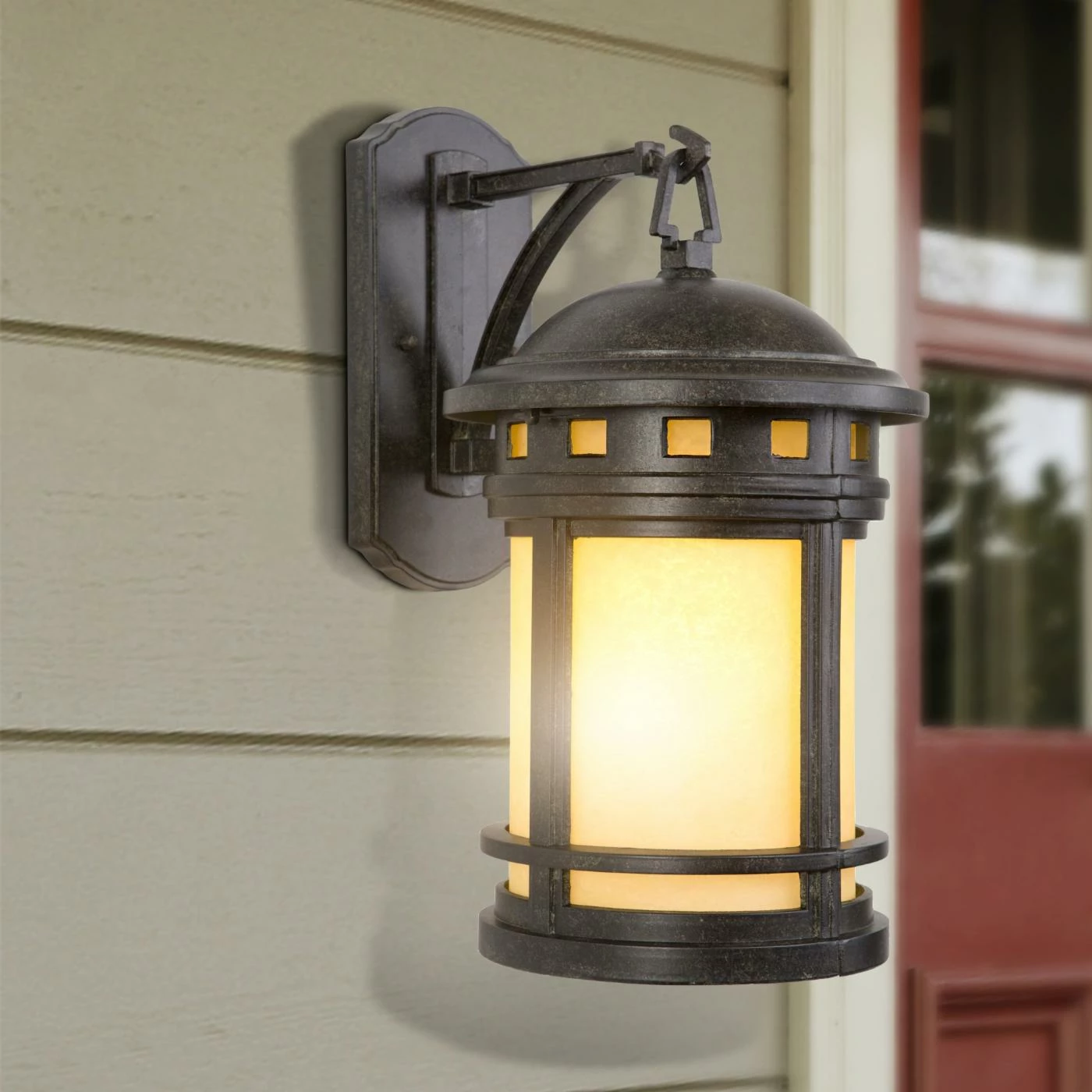 Best Sale ❤️ 13 - 18 In. Yosemite Home Decor Sahara FL1025DN Outdoor Wall Light ⭐ 4 Best Sale ❤️ 13 - 18 In. Yosemite Home Decor Sahara FL1025DN Outdoor Wall Light ⭐ - Image 2