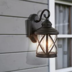 Buy 🧨 7 - 12 In. Yosemite Home Decor 5041BL-S Outdoor Wall Light ✔️ -Trans Globe Shop inuseYOSE1467