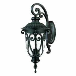 Buy 🧨 Acclaim Lighting Inc 25 - 30 In. Acclaim Lighting Naples Outdoor 11.25 In. 3 Light Wall Mount Light Fixture 🛒