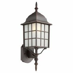 Top 10 🛒 Trans Globe Lighting Armed Sconces Trans Globe City Mission 4420 Wall Lantern - Rust Finish - 19H In. 🤩