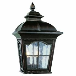 Best Sale ✨ Trans Globe Lighting 13 - 18 In. Trans Globe Chesapeake 5429 Outdoor Pocket Light - Antique Rust - 16H In. 🎉