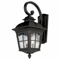Cheap 🌟 19 - 24 In. Trans Globe Lighting Briarwood 5429 BK Outdoor Wall Lantern 💯