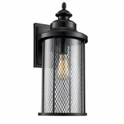 Best Sale 🛒 19 - 24 In. Trans Globe Lighting Stewart 4074 Outdoor Wall Lantern 🎉
