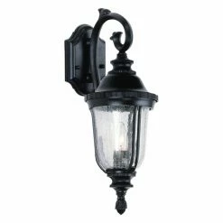 Best Sale 👍 Trans Globe Lighting 19 - 24 In. Trans Globe 4020 BK Coach Lantern - Black - 7W In. 🤩