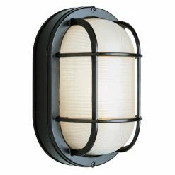 Wholesale 👍 Trans Globe Lighting 13 - 18 In. Trans Globe 41005 BK Bulkhead - Black - 5.25W In. 🔔