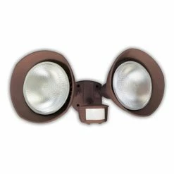 Outlet 🌟 7 - 12 In. Designers Edge L6002 180-Degree Twin Head Motion Activated Security Flood Light 😍