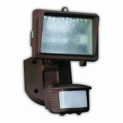 New 😉 Up To 6 In. Designers Edge L6006 180-Degree Diecast Metal Single Head Motion Activated Security Flood Light 💯