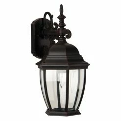 Promo 👏 13 - 18 In. Craftmade Bent Glass Z284 Outdoor Wall Light ✔️