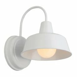Cheap ⌛ 7 - 12 In. Design House 579359 Mason Indoor/Outdoor Wall Light - White 🛒