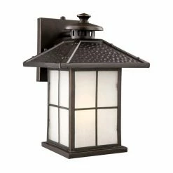 Promo 😀 7 - 12 In. Design House Gladstone 516781 Indoor/Outdoor Wall Light 👏