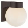 New 🔥 7 - 12 In. Thomas Lighting Contemporary Globe 9201 Outdoor Wall Sconce 🎁 2 New 🔥 7 - 12 In. Thomas Lighting Contemporary Globe 9201 Outdoor Wall Sconce 🎁 -Trans Globe Shop masterELI10358