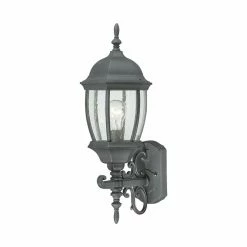Promo 🌟 19 - 24 In. Thomas Lighting Covington Scrolled Outdoor Wall Lantern ⌛