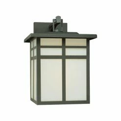 Outlet 👏 7 - 12 In. Thomas Lighting Mission Outdoor Wall Lantern 🧨