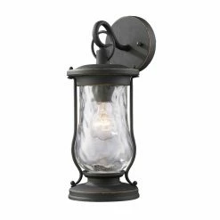 Best deal ✨ 13 - 18 In. ELK Lighting Farmstead 43016/1 1-Light Outdoor Wall Sconce 👏
