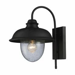 Best deal 🛒 13 - 18 In. ELK Lighting Streetside Cafe 62000-1 1-Light Outdoor Wall Sconce 🔥