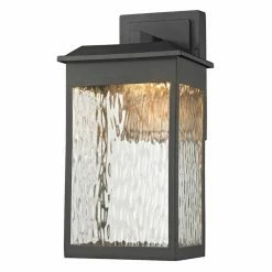 Outlet 🔔 13 - 18 In. Elk Lighting Newcastle 4520 Outdoor Wall Sconce 🥰