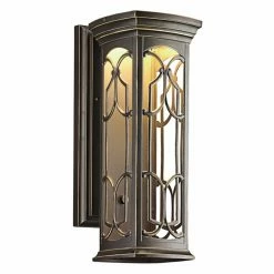 Wholesale 👏 13 - 18 In. Kichler Franceasi 49227 Outdoor Wall Lantern 🔔