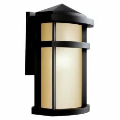 Buy 🛒 13 - 18 In. Kichler Lantana Outdoor Wall Lantern - 15H In. Architectural Bronze 🎁