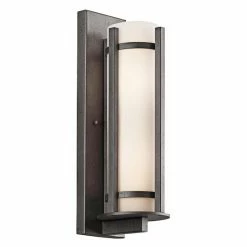Deals ✔️ 25 - 30 In. Kichler Camden 49122AVI 3 Light Outdoor Wall Lantern - 9 In. - Anvil Iron ⭐