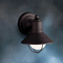 Brand new 🔔 Armed Sconces Kichler Seaside 902 Outdoor Wall Lantern ✔️