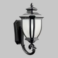 Coupon 🌟 19 - 24 In. Kichler Salisbury 9041 Outdoor Wall Lantern - 8 In. 💯