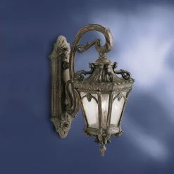 Cheap ⌛ 19 - 24 In. Kichler Tournai 9357 Outdoor Wall Lantern - 10 In. 🎉