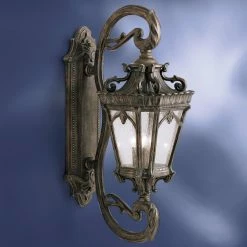 Wholesale 👏 37 In. And Up Kichler Tournai 9359 Outdoor Wall Lantern - 14 In. 🌟