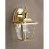 Cheapest 🔔 19 - 24 In. Kichler Bay Shore 971 Outdoor Wall Lantern - Polished Brass 👏 -Trans Globe Shop masterKIC3005