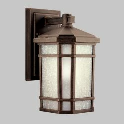 Promo 🌟 13 - 18 In. Kichler Cameron 97 Outdoor Wall Lantern - Prairie Rock 👏
