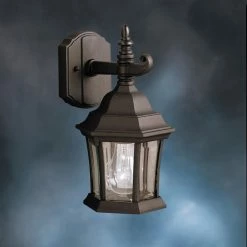 New ⌛ 7 - 12 In. Kichler Townhouse 9788 Outdoor Wall Lantern - 6.5 In. 🥰