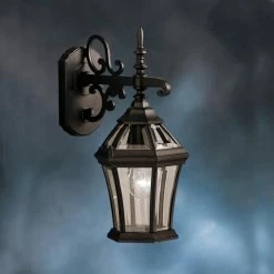 Promo ⌛ 13 - 18 In. Kichler Townhouse 9789 Outdoor Wall Lantern - 7.25 In. 😉
