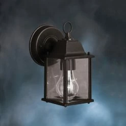 Brand new 😉 7 - 12 In. Kichler Barrie 9794 Outdoor Wall Lantern - 4.75 In. 👍