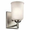 Cheapest 👏 7 - 12 In. Kichler Shailene 45572 Wall Sconce 🛒 -Trans Globe Shop masterKIC4780