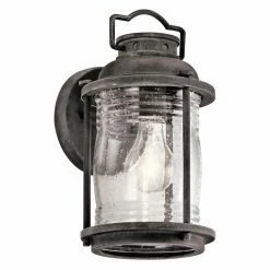 New 💯 7 - 12 In. Kichler Ashland Bay 49569WZC Outdoor Wall Light 🛒