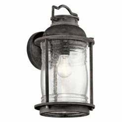 New ⌛ 13 - 18 In. Kichler Ashland Bay 49571WZC Outdoor Wall Light ✔️