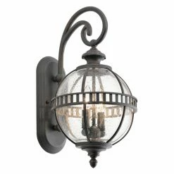 Hot Sale 🔔 19 - 24 In. Kichler Halleron 49600LD Outdoor Wall Light 😀