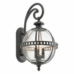 Best Sale 😀 19 - 24 In. Kichler Halleron 49601LD Outdoor Wall Light 👏