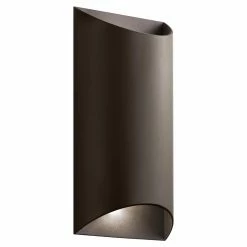 Best Pirce ⭐ 13 - 18 In. Kichler Wesly 49279 Outdoor Wall Sconce ⌛
