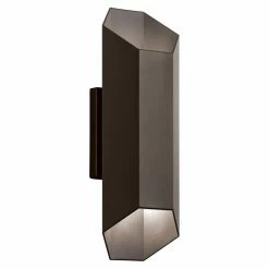 Top 10 🥰 7 - 12 In. Kichler Estella 49607AZTLED Outdoor Wall Sconce 🥰