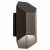 Flash Sale 👍 13 - 18 In. Kichler Estella 49608AZTLED Outdoor Wall Sconce 🔥 -Trans Globe Shop masterKIC4934