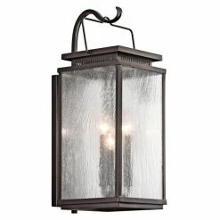 Cheapest ❤️ Armed Sconces Kichler Manningham 49386OZ Outdoor Wall Sconce 😍
