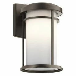 Budget 😉 13 - 18 In. Kichler Toman 49687 Outdoor Wall Light 💯