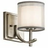Discount 💯 7 - 12 In. Kichler Tallie 45449 Wall Sconce 👏 -Trans Globe Shop masterKIC5939