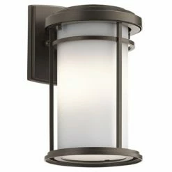 Top 10 🎁 7 - 12 In. Kichler Toman 49686OZL18 Outdoor Wall Light 😀