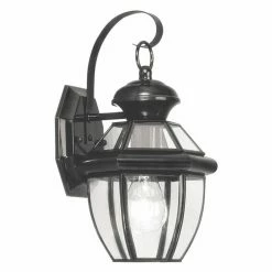 Best reviews of 🌟 Livex Lighting 7 - 12 In. Livex Monterey 2051-04 Outdoor Wall Lantern - 12.5H In. Black 👍