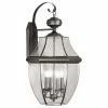 Wholesale 🤩 Livex Lighting 25 - 30 In. Livex Monterey 2356-04 Outdoor Wall Lantern - 30H In. Black 👍 -Trans Globe Shop masterLXL009
