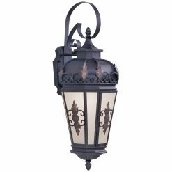 Best Sale 🥰 Livex Lighting 25 - 30 In. Livex Berkshire 2193-07 Outdoor Wall Lantern - 30H In. Bronze 😀
